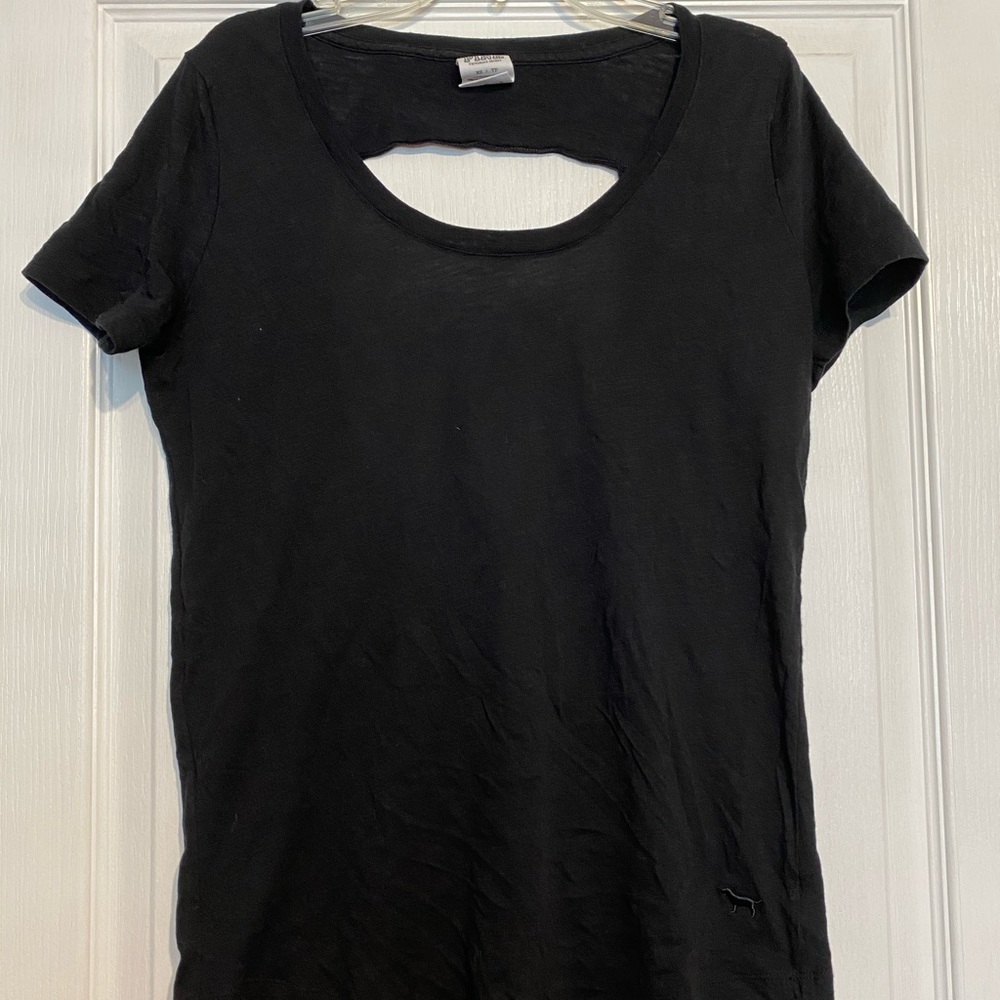 PINK cutout T-shirt